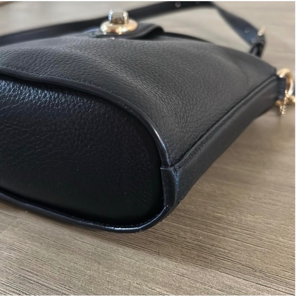 Coach C2814 Addie Black Pebbled
Leather Crossbody Bag - Picture 7 of 12